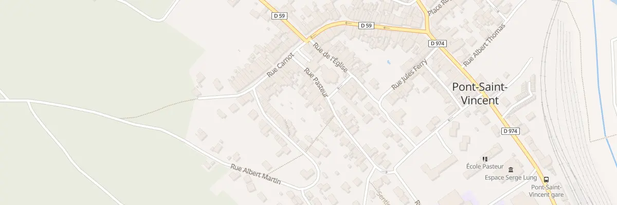Plan du 14 Rue Pasteur à Pont-Saint-Vincent