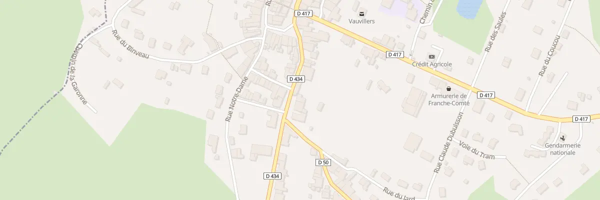 Plan du 75 Grande Rue à Vauvillers