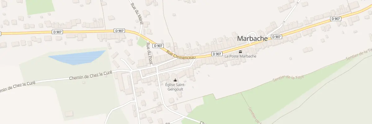 Plan du 1 Pl du 8 Mai 1945 à Marbache