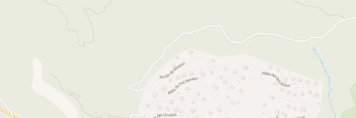 Plan du 1884 Rte de Motzon à Aillon-le-Jeune
