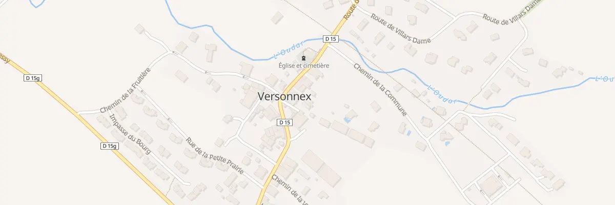Plan du 296 Rte de Divonne à Versonnex