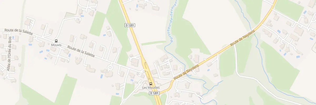 Plan du 1305 Rte d’Annecy à Neydens