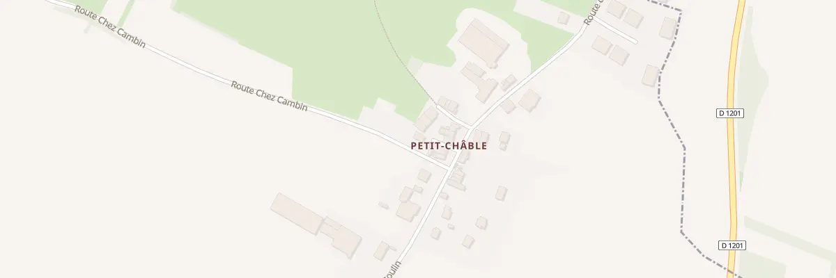 Plan du 50 Rte Chez Cambin à Présilly