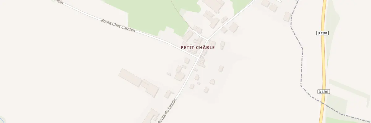 Plan du 35 Rte du Moulin à Présilly