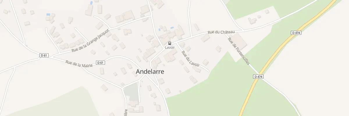 Plan du 8 Rue du Château à Andelarre