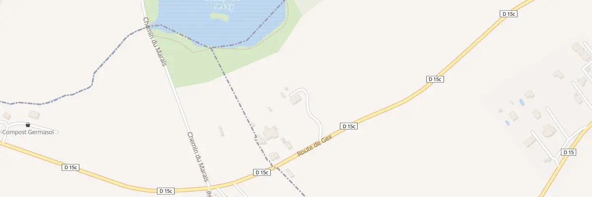 Plan du 838 Rte de Gex à Sauverny