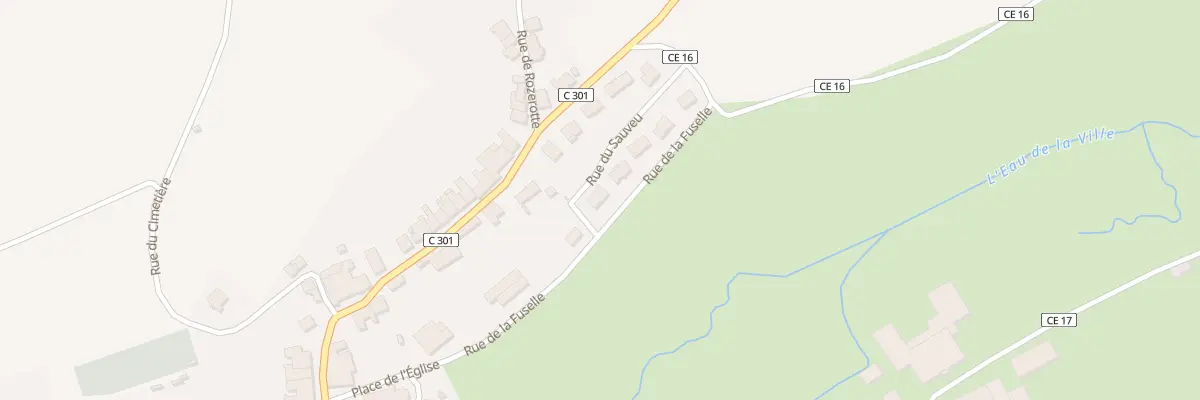 Plan du 120 Rue de la Fuselle à Valfroicourt
