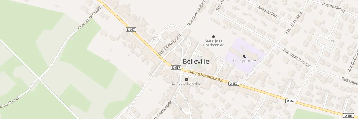 Plan du 1 Rue de la Médisance à Belleville