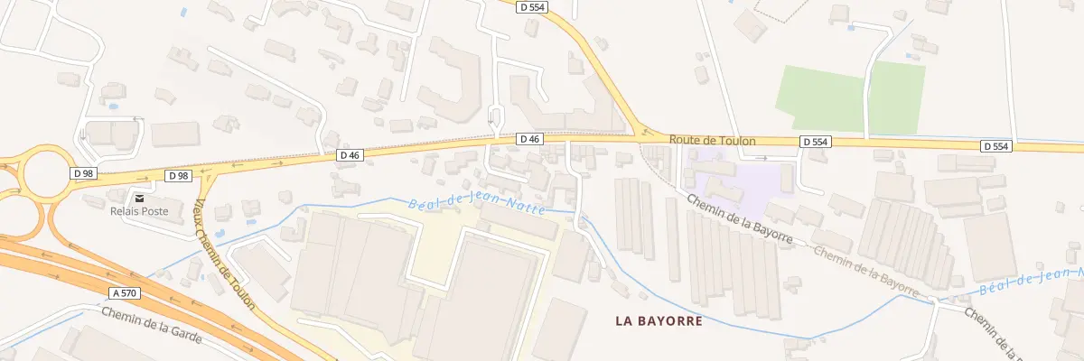 Plan du 815 Rte de Toulon à Hyères