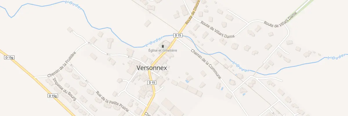 Plan du 358 Rte de Divonne à Versonnex