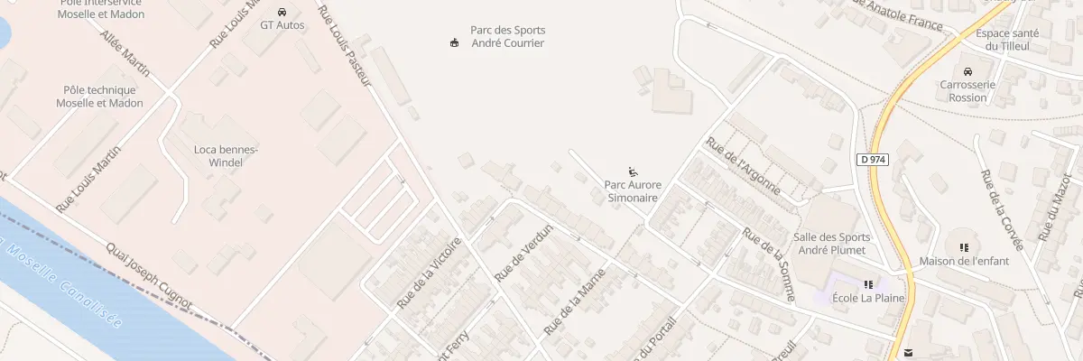 Plan du 26 Rue des Blancs Pres à Neuves-Maisons