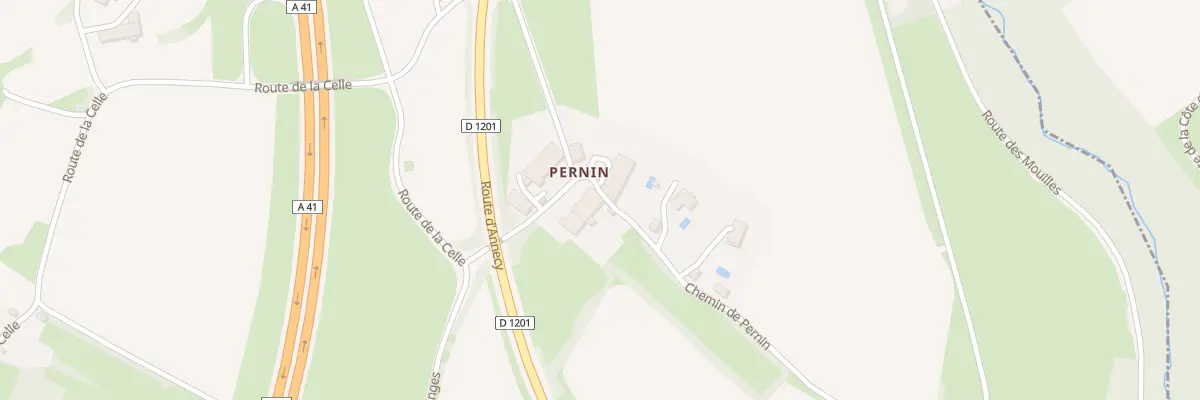 Plan du 530 Che de Pernin à Neydens