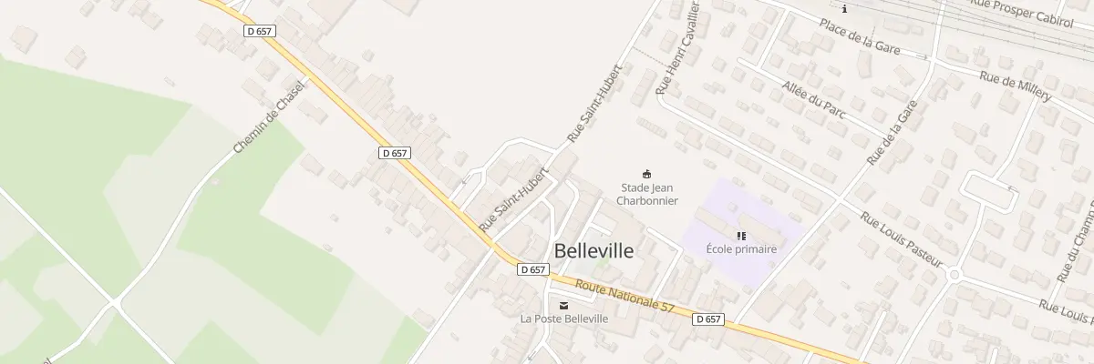 Plan du 6 Rue Saint Hubert à Belleville