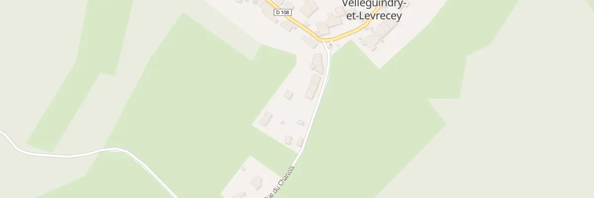 Plan du 8 Rue du Chanois à Velleguindry-et-Levrecey