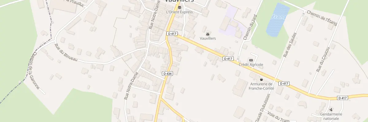 Plan du 59 Grande Rue à Vauvillers