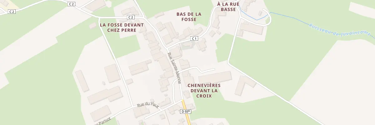 Plan du 3 Rue Sainte-menne à Puzieux
