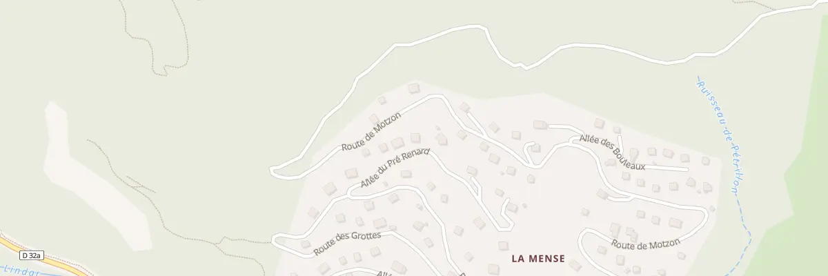 Plan du 105 All du Pré Renard à Aillon-le-Jeune