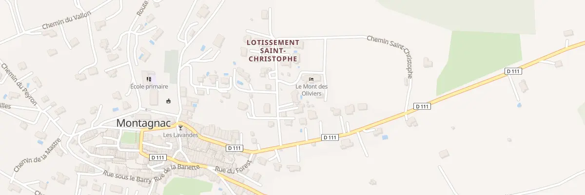 Plan du 7224 Saint Cristophe à Montagnac-Montpezat