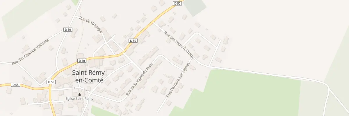 Plan du 4 Rue de la Vigne du Puits à Saint-Rémy-en-Comté