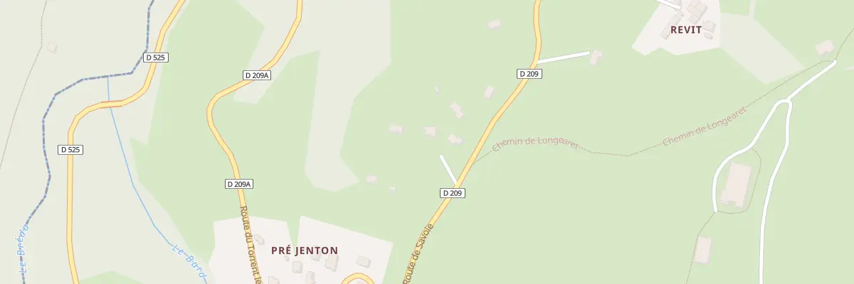 Plan du 34 Che des Sellières à La Chapelle-du-Bard