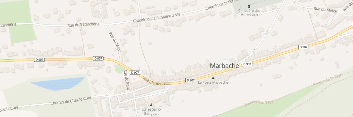 Plan du 79 Rue Clémenceau à Marbache