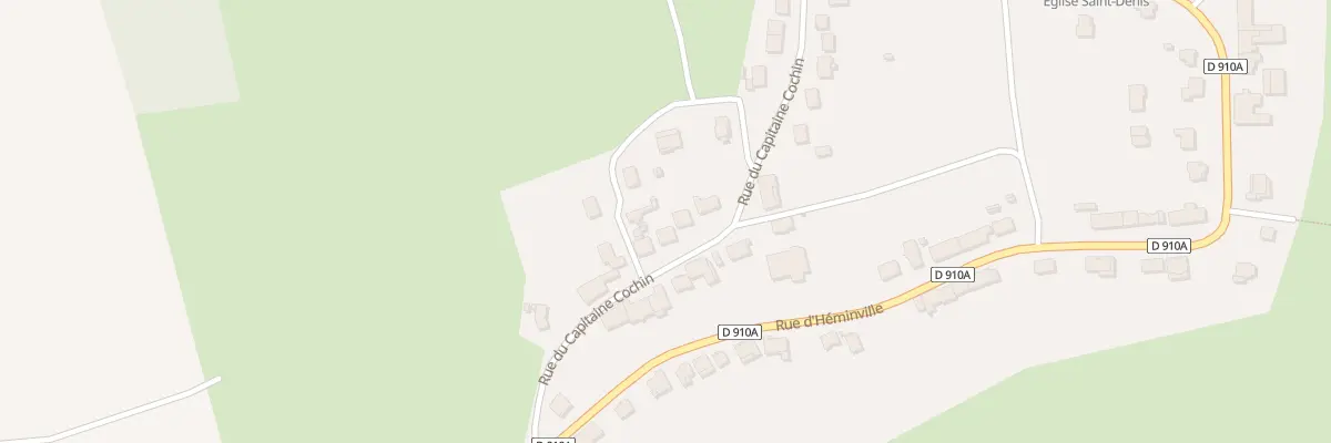Plan du 381 Rue du Capitaine Cochin à Lesménils