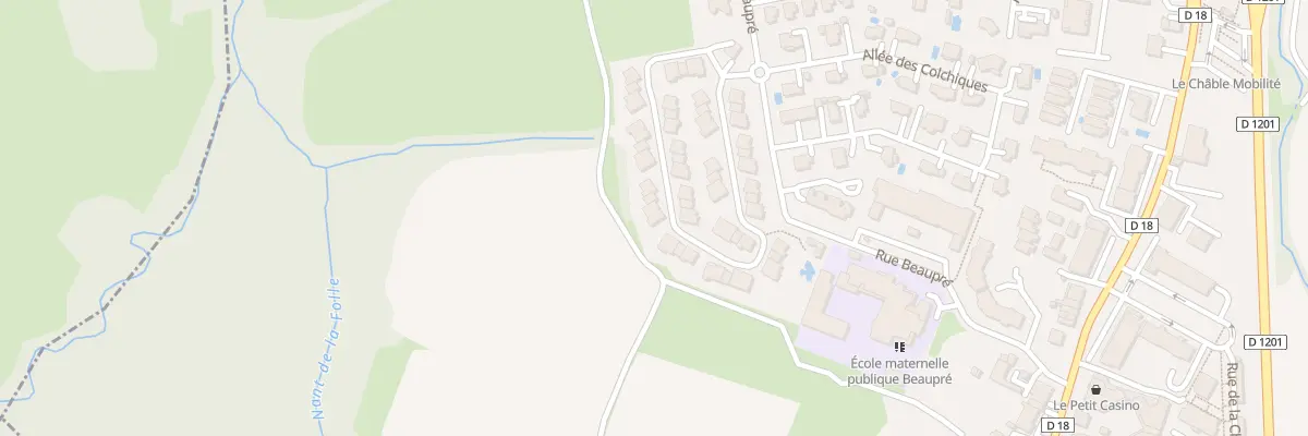 Plan du 40 Lot Clos des Vernes à Beaumont