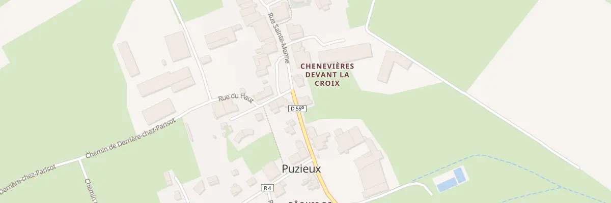 Plan du 21 Rue Ste Menne à Puzieux