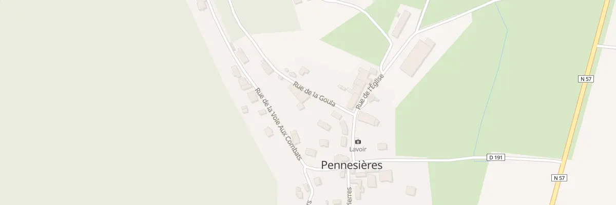 Plan du 3 Rue de la Goula à Pennesières