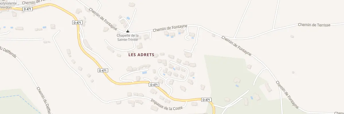 Plan du 5239 Les Adrets à Artignosc-sur-Verdon
