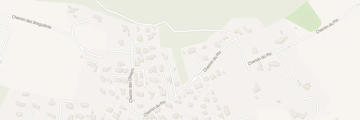 Plan du 5005F Che du Pin à Brignoles