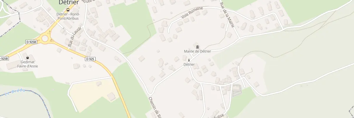 Plan du 473 Rue des granges à Détrier