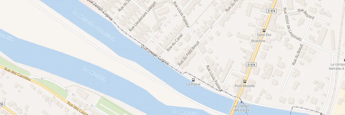 Plan du 3 Rue du Petit Breuil à Neuves-Maisons