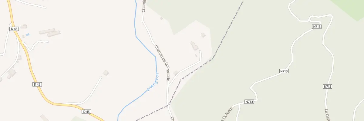 Plan du 5463 Cassoro à Correns