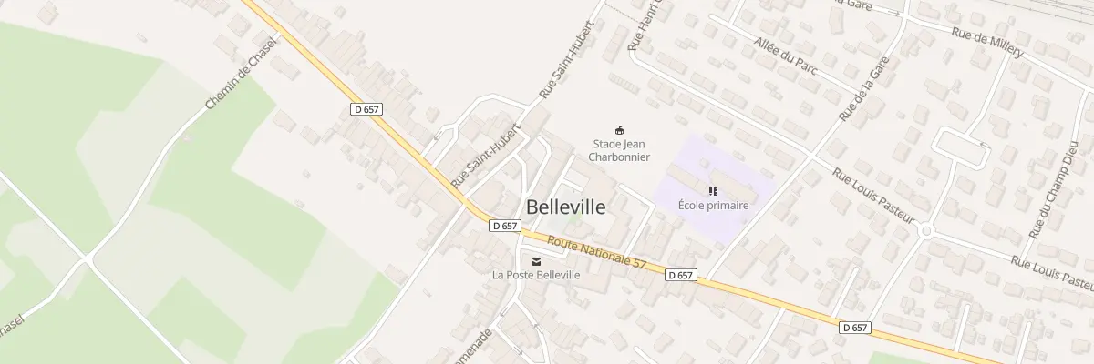 Plan du 7 Rue de la Mairie à Belleville