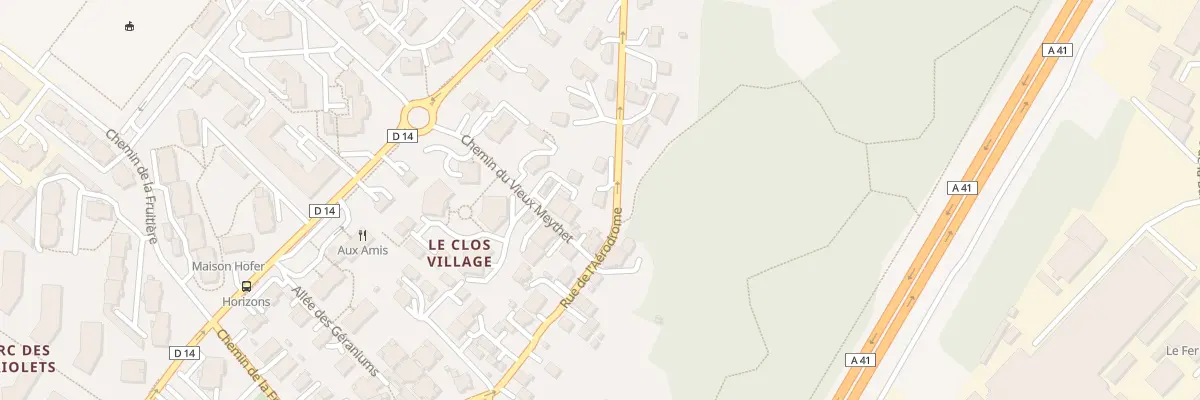 Plan du 35 Rue de l’Aérodrome à Annecy