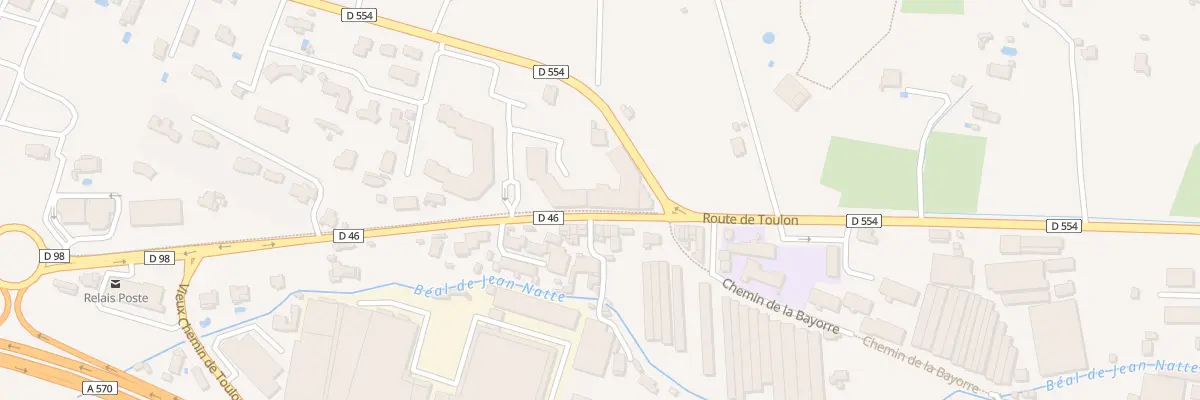 Plan du 720 Rte de Toulon à Hyères