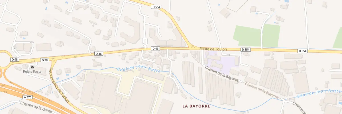Plan du 761 Rte de Toulon à Hyères