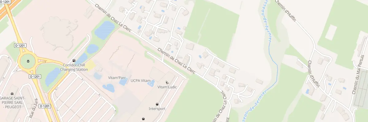 Plan du 372 Che de Chez le Clerc à Neydens