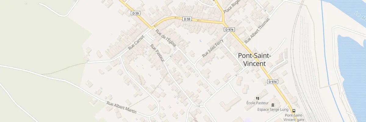 Plan du 1A Rue Saint-pierre à Pont-Saint-Vincent
