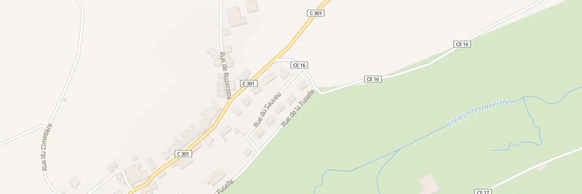 Plan du 38 Rue de la Fuselle à Valfroicourt