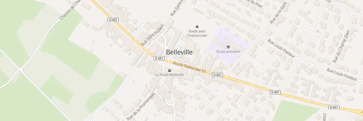 Plan du 73 Rte Nationale 57 à Belleville