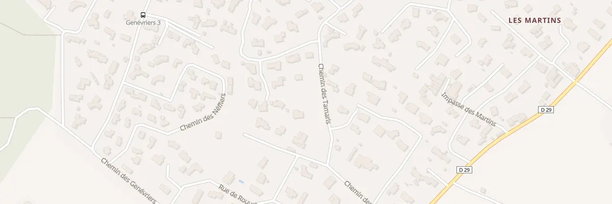 Plan du 347 Che des Tamaris à La Crau
