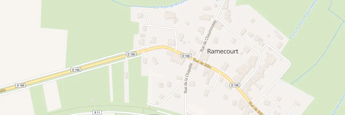 Plan du 43 Rue de Bale à Ramecourt