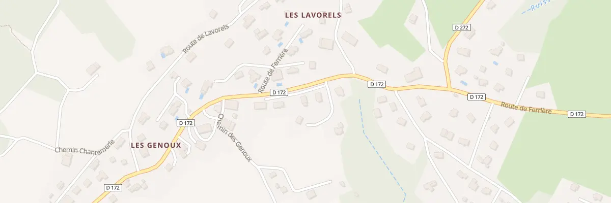 Plan du 1521 Rte de Ferrières à Cuvat
