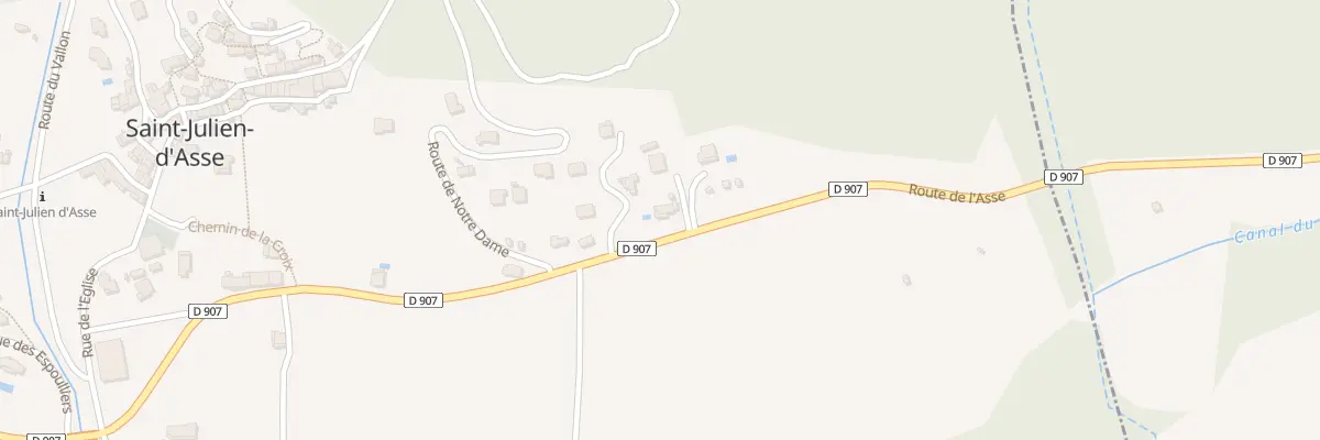 Plan du 7012 Notre Dame à Saint-Julien-d’Asse