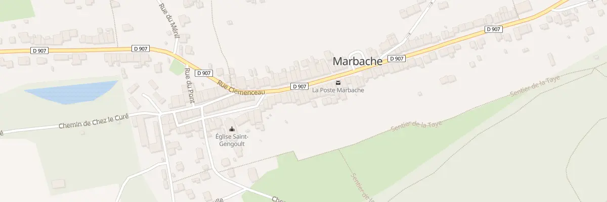 Plan du 82 Rue Clémenceau à Marbache
