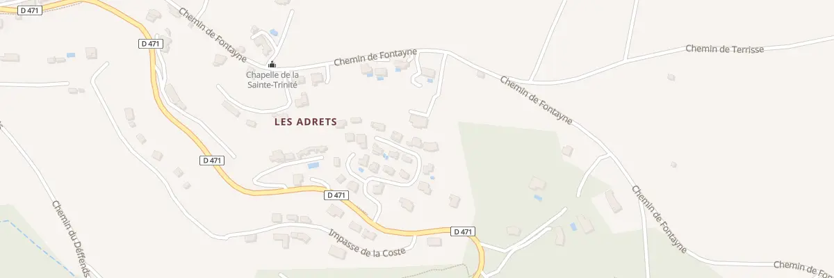 Plan du 6058 Les Adrets à Artignosc-sur-Verdon