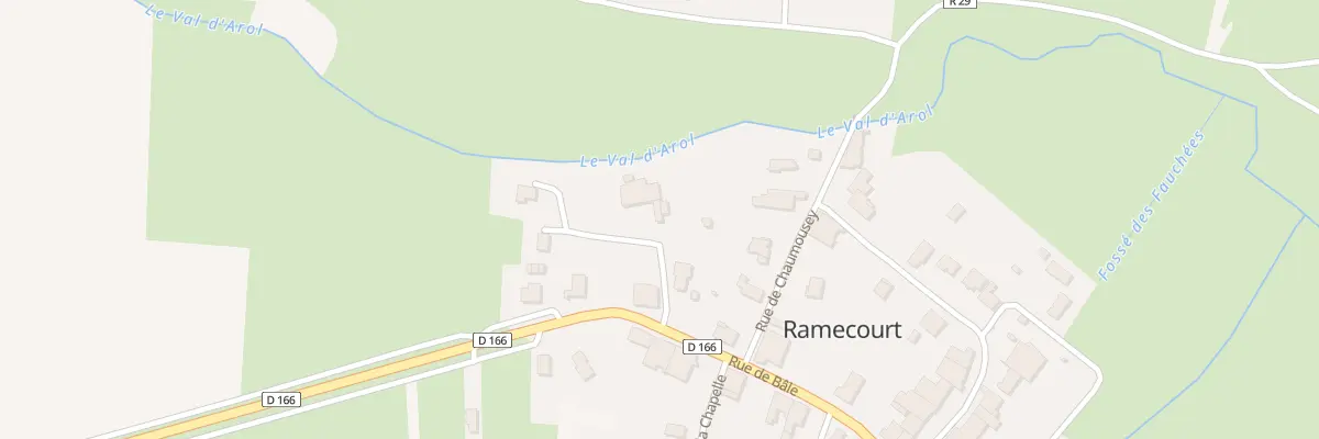 Plan du 6 Che du Moulin à Ramecourt
