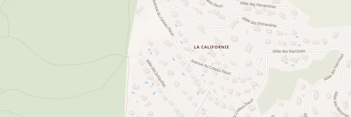 Plan du 45 Av du Coteau Fleuri à Carqueiranne